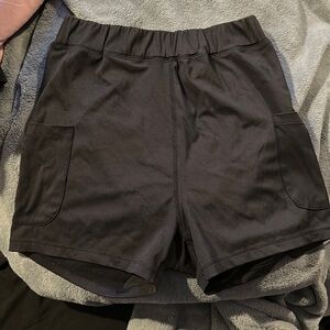 Black bike shorts